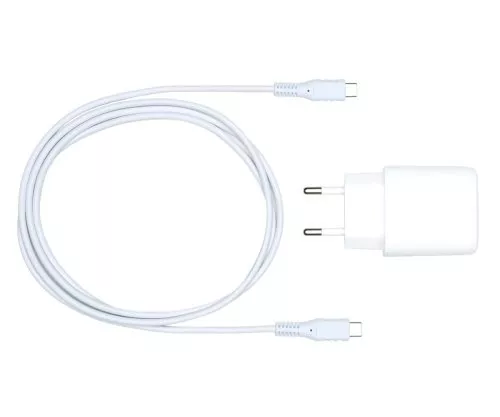 USB PD/QC 3.0 Ladeadapter inkl. C-C Kabel, weiß 20W, 3,6V~5,9V/3A; 6~9V/2A; 9V~12V/1,5A
